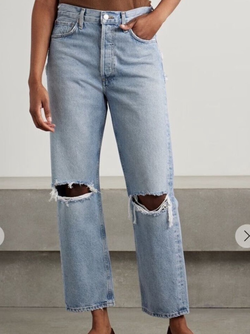 AGOLDE 90'S JEAN
MID RISE LOOSE FIT in Alter size 23